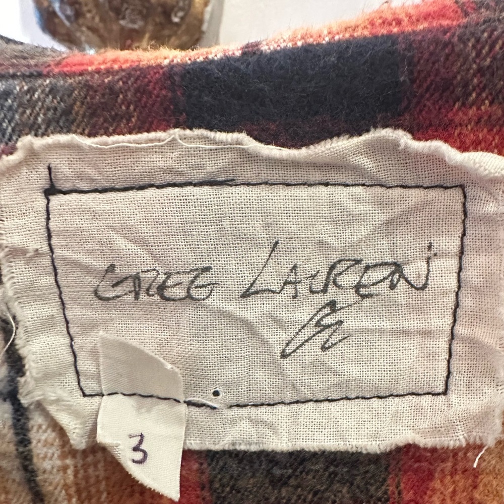 Greg Lauren - Birdwell Panelled Distressed Checked Cotton-Flannel & Nylon Shirt - Picture 9 of 15
